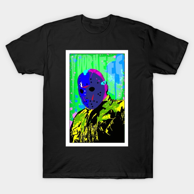 Psychadelic Voorhees 2 T-Shirt by crowjandesigns